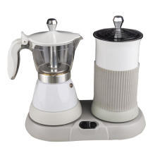 2 in 1 Kaffeemaschine mit Milchfrother